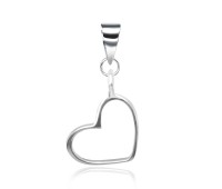 Heart Shape Silver Pendant SPEB-93n